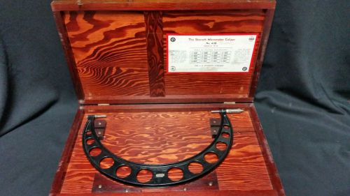 Starrett no. 224 12-16&#034; outside micrometer w/ wood case no anvils fast delivery for sale