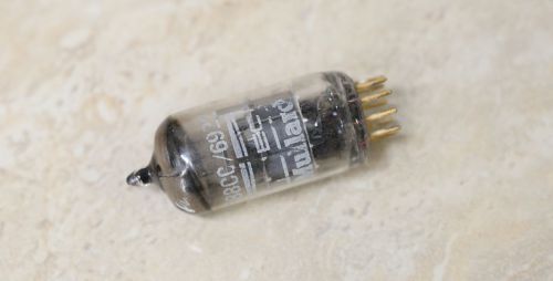 Mullard E88CC / 6922 Tube with Gold Pins, Made in GT Britain - Amplitrex Tested
