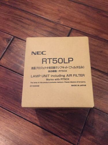 New In Box NEC RT50LP OEM Lamp Unit  + Air Filter (RT50X Compatible)