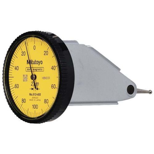 MITUTOYO 513-455T &#039;Quick Set&#039;Test Indicator-Dial Color:Yellow, Range:.2mm