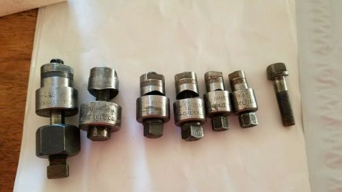 Greenlee radio chasis knockout punches  lot of 6 for sale