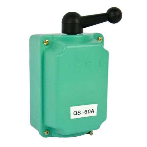 60 amp drum switch forward/off/reverse motor control rain proof reversing 60a d for sale