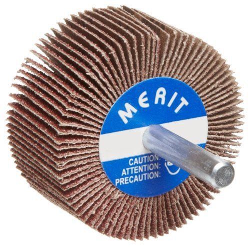Merit super finish mandrel mounted mini grind-o-flex abrasive flap wheel, round for sale