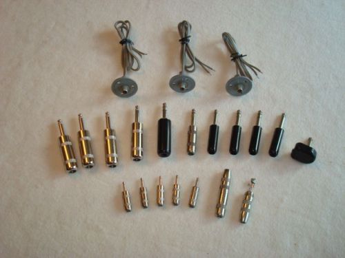 Lot of 21 Switchcraft and Non-Switchcraft Audio Cable Connectors (Used)