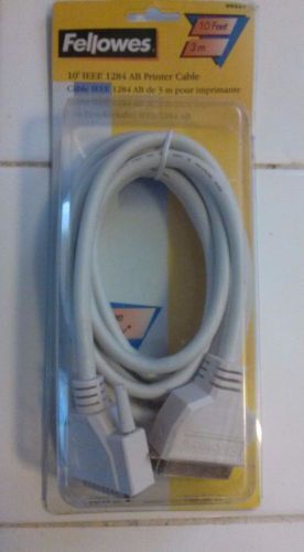 5  FELLOWES 6` IEEE 1284 PRINTER CABLES
