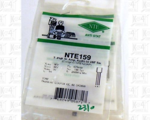NTE159 T-PNP Transistors Replaces ECG159 SK3466 Pack Of 2