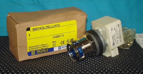 Schneider Electric / Square D 9001-K3L35LLLH13 Pushbutton Blue New
