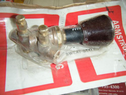 Armstrong 1/2&#034; brass  bronze soldered circuit balancing valve mpn new unused for sale