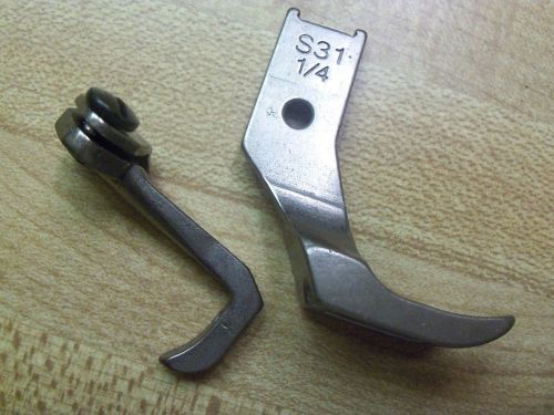 Industrial welt / piping walking foot set. inside / outside 1/4 inch part # s-32 for sale
