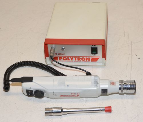 KINEMATICA POLYTRON PT1200C Homogenizer with Power Supply &amp; Mixer Head