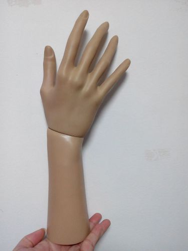 New Coffee Mannequin Hand Arm Display Female Gloves Rotate Detachable Model 31cm