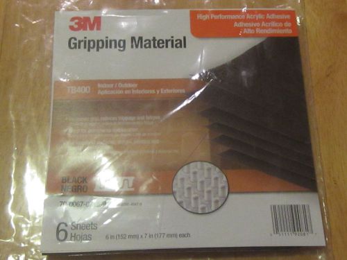 3M gripping material - new in package TB400 6x7 - 6 sheets
