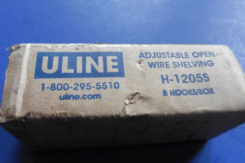 Uline Adjustable Open Wire Shelving H-1205S Quantity 8 Hooks/Box