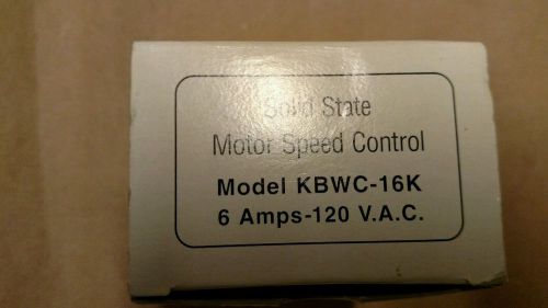 Dayton Electric SPEED CONTROL 4YC46 model KBWC-16K