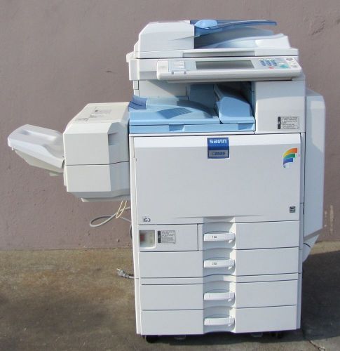 Savin C2525 Color Copier Printer Scanner Network with extra toner