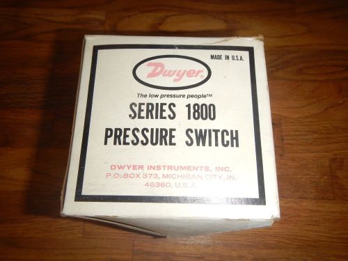 Dwyer Pressure Switch 1823 #856