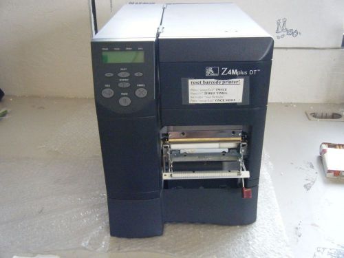 Zebra Z4M Plus DT Direct Thermal Printer S4M2Z-2001-4000 Read Description