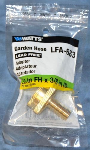 Watts 3/4 in. x 3/8 in. lead-free brass fgh x barb swivel adapter model:lfa-683 for sale