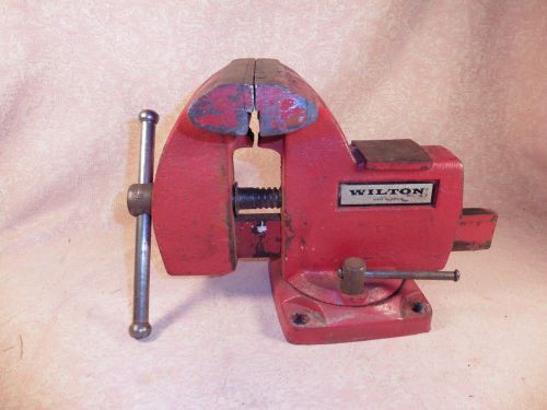 WILTON BENCH VISE - 5 INCH JAWS - MADE IN U.S.A.