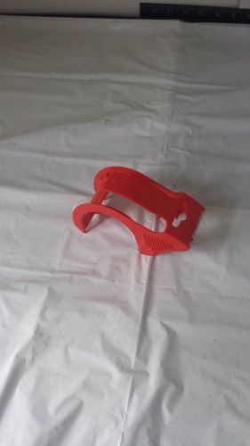 Tape Dispenser Tool - Red - For 2&#034; Box Sealing Tape With Built In Cutter Knife