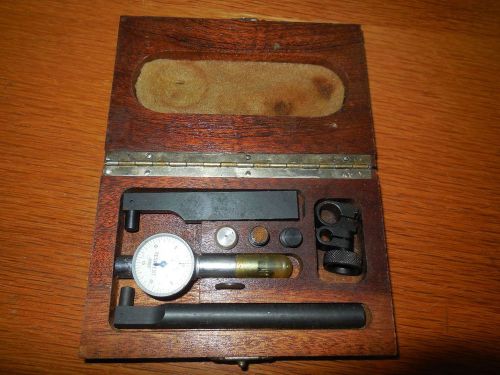 Tesa Tesatest Dial Indicator Set in Original wooden box Swiss Made .0005&#034;