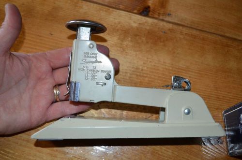 swingline industrial staple gun no. 13 vintage mid century desk stapler
