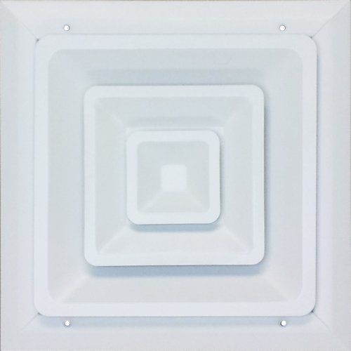 Speedi-grille sg-1010 fcr 10-inch by 10-inch white ceiling register with fixed for sale
