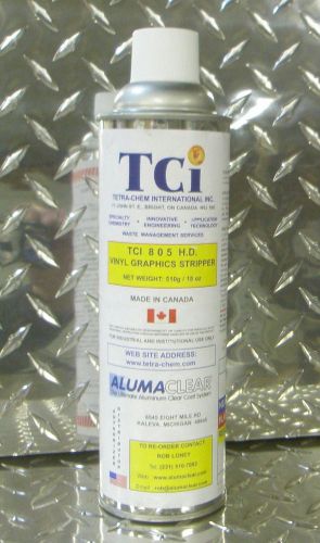 Tci-805 hd vinyl graphic remover, 18oz spray can for sale