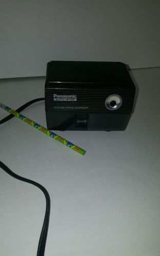 Vintage 1980&#039;s Panasonic Auto-Stop Electric Pencil Sharpener KP-110 Black TESTED
