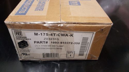 NEW Howard Lighting M-175-4T-CWA-K High Intensity Discharge, Metal Halide Core