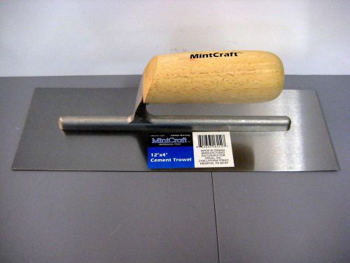 Mintcraft 12&#034; x 4&#034; Steel Cement Trowel Lifetime Warranty