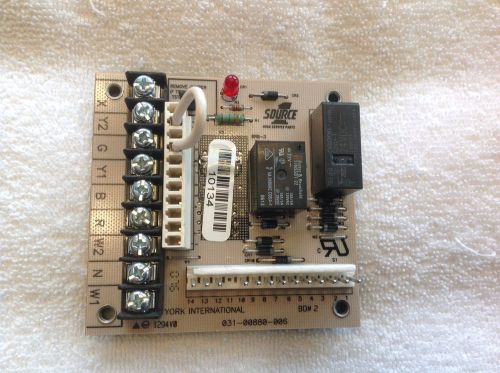 Source 1 york 031-00880-006 circuit control board free shipping for sale