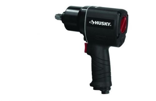 Impact wrench husky 1/2 in. 800 ft. -lbs. torque cordless air low weight light for sale