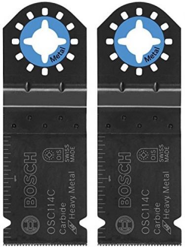 Bosch osc114c-2 1-1/4-inch multi-tool carbide tooth plunge cut blade, 2-pack for sale