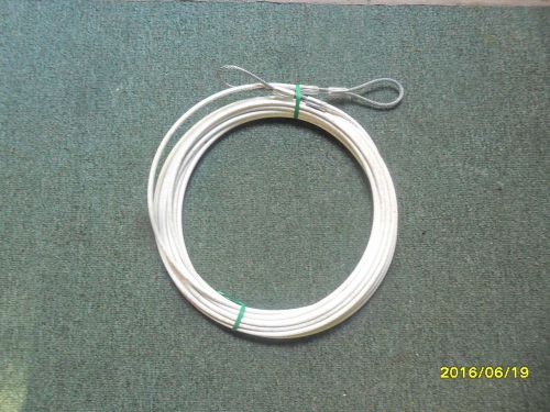 50 Ft Long 3/16  diameter, Coated Wire Cable