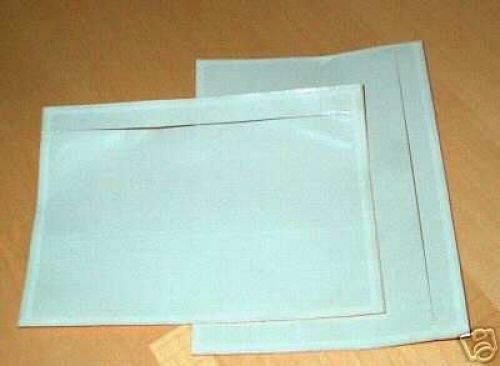 Unknown 1 x 7.5&#034; x 5.5&#034; clear adhesive top loading packing list / shipping label for sale