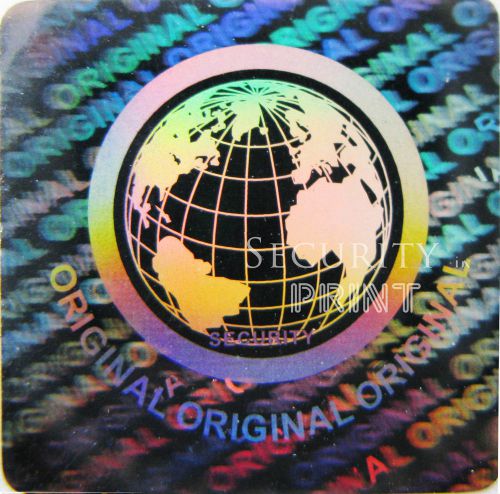 2000x WORLD Hologram Holographic Security Label Sticker 20mm S20-1S