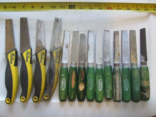 Aircraft tools 10 Hyde and 4 Richard knives