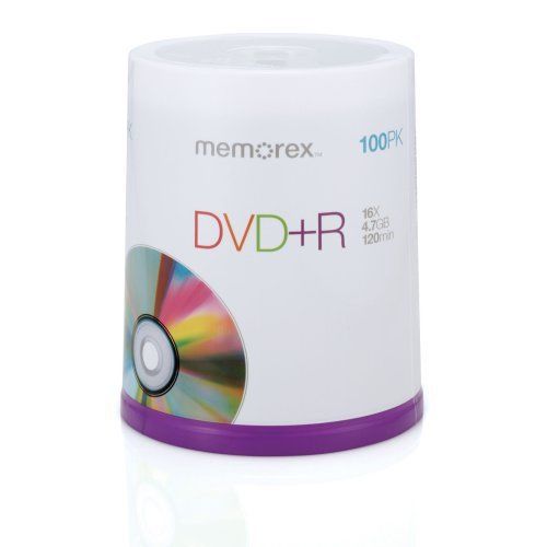 OpenBox Memorex DVD plus R 16x 4.7GB 100 Pack Spindle