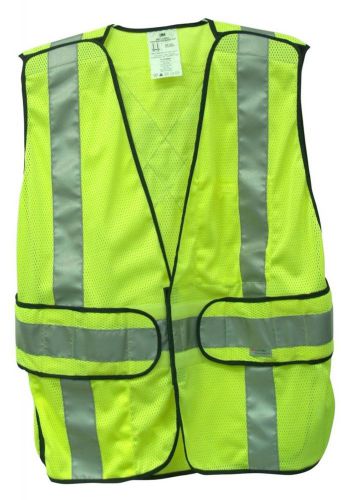 3M Construction Safety Vest, One Size Fits Most 360 Degree Reflective Visibility