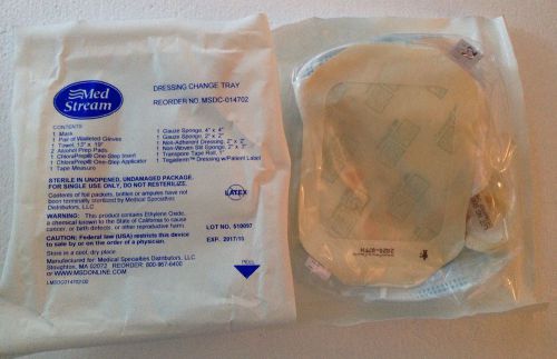 FOUR Med Stream PICC Dressing Change Trays Kits