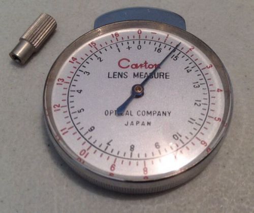 Vintage Carton Lens Measure In Original Case - Made In Japan