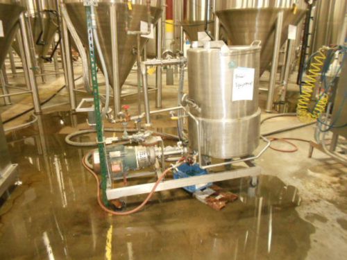 CIP Cart with 7.5 hp pump motor (Clean in Place), from Microbrewery Beer Plant