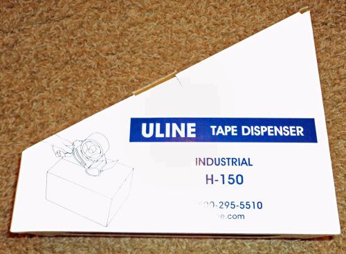 Uline Industrial Packing 2&#034; Tape Dispenser Gun H-150 1 Roll of S-423 Clear Tape