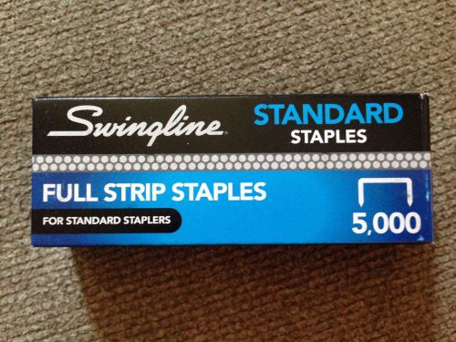 Swingline S. F. 1. Standard Staples 5000 Count Full Strip For Standard Stapler
