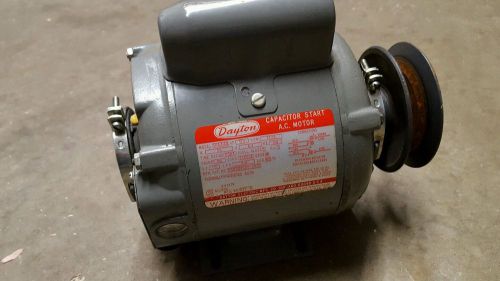 Dayton motor 5k444b, 1/3hp, 1725, 56 fr, 115vac, capacitor start a.c. motor for sale