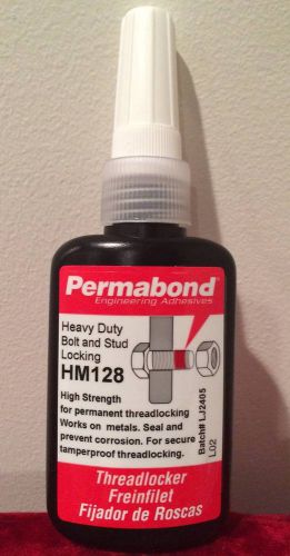 Permabond HM128 Anaerobic Threadlocker Adhesive Red - 50 mL Bottle