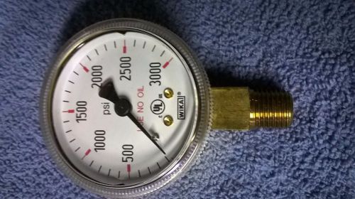 Pressure Gauge WIKA - 2&#034; Size NEW for replacement on compressed gas regulators