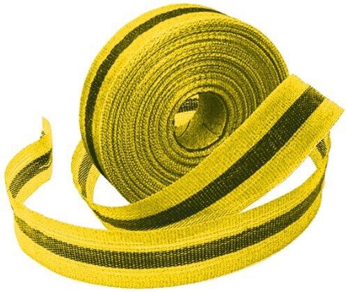 Accuform Signs PTW202 Woven Barricade Tapes, 2&#034; Width x 200-ft Length, Yellow