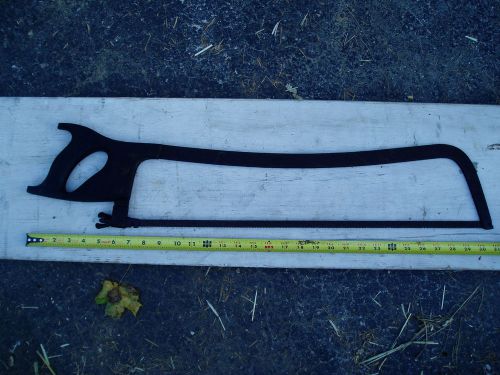 Vintage Meat Saw, butcher, bone, large, 31&#034; long, old and rusty